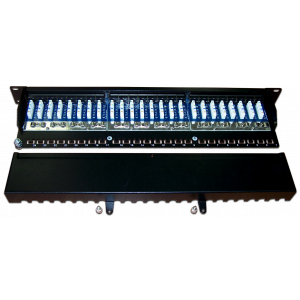 TWT Patch panel, 24 port, STP, cat. 6, 1U